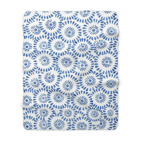 Cozy Floral Sherpa Fleece Blanket | Soft Throw for Home, Outdoor Use, Gifts, Fall Decor, Couch Blanket, Birthday, Housewarming