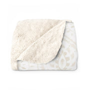 Cozy Sherpa Fleece Blanket - Soft Decorative Throw for Winter, Perfect Gift, Home Décor, Wedding Present, Cozy Nights