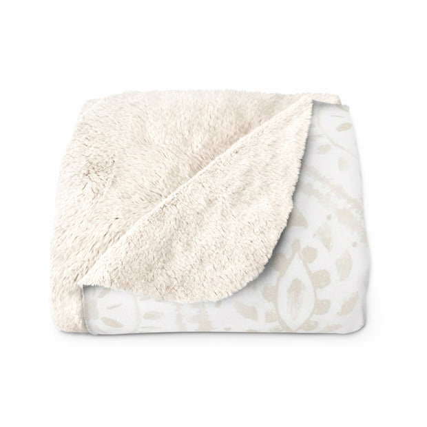 Cozy Sherpa Fleece Blanket - Soft Decorative Throw for Winter, Perfect Gift, Home Décor, Wedding Present, Cozy Nights