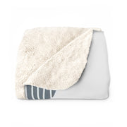 Cozy Sherpa Fleece Blanket with Modern Pattern, Soft Throw, Decorative Blanket, Gift for Home, Warm for Winter, Snuggle Time