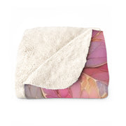 Cozy Floral Sherpa Fleece Blanket for Comfort and Décor | Perfect for Home, Gifts, Picnics, and All Seasons