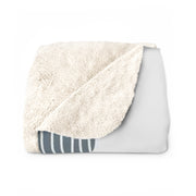 Cozy Sherpa Fleece Blanket with Modern Pattern, Soft Throw, Decorative Blanket, Gift for Home, Warm for Winter, Snuggle Time