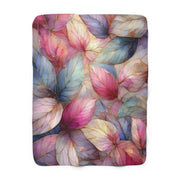 Cozy Floral Sherpa Fleece Blanket for Comfort and Décor | Perfect for Home, Gifts, Picnics, and All Seasons