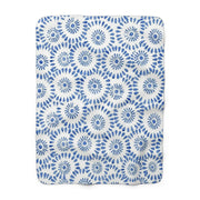 Cozy Floral Sherpa Fleece Blanket | Soft Throw for Home, Outdoor Use, Gifts, Fall Decor, Couch Blanket, Birthday, Housewarming