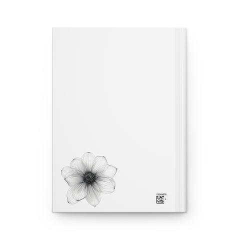 Inspirational Hardcover Journal with Floral Design, Motivational Notebook, Prayer Journal, Quote Journal, Gift for Her