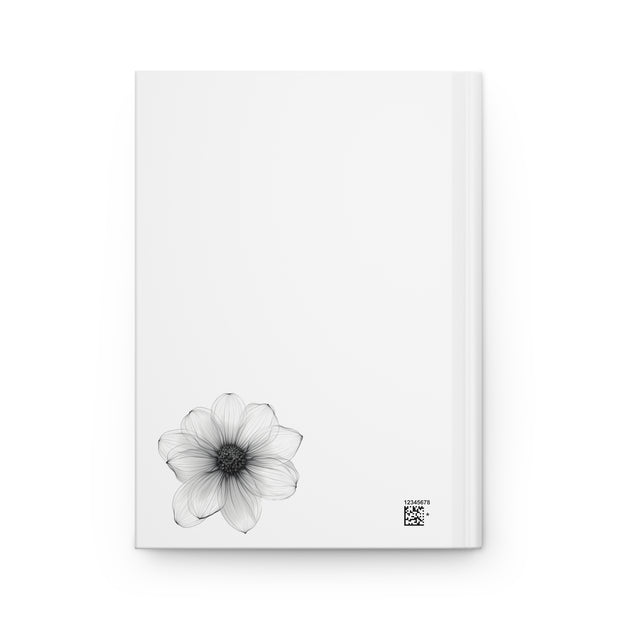 Inspirational Hardcover Journal with Floral Design, Motivational Notebook, Prayer Journal, Quote Journal, Gift for Her