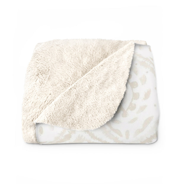 Cozy Sherpa Fleece Blanket - Soft Decorative Throw for Winter, Perfect Gift, Home Décor, Wedding Present, Cozy Nights