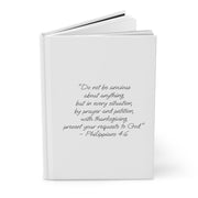 Inspirational Hardcover Journal with Floral Design, Motivational Notebook, Prayer Journal, Quote Journal, Gift for Her
