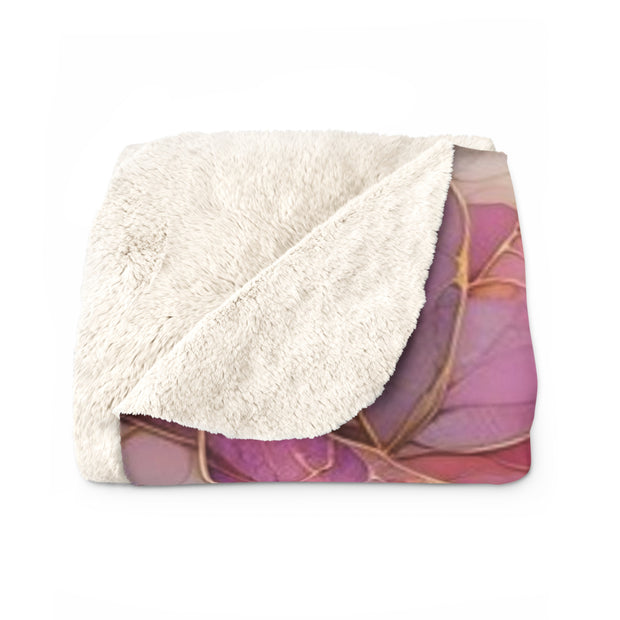 Cozy Floral Sherpa Fleece Blanket for Comfort and Décor | Perfect for Home, Gifts, Picnics, and All Seasons